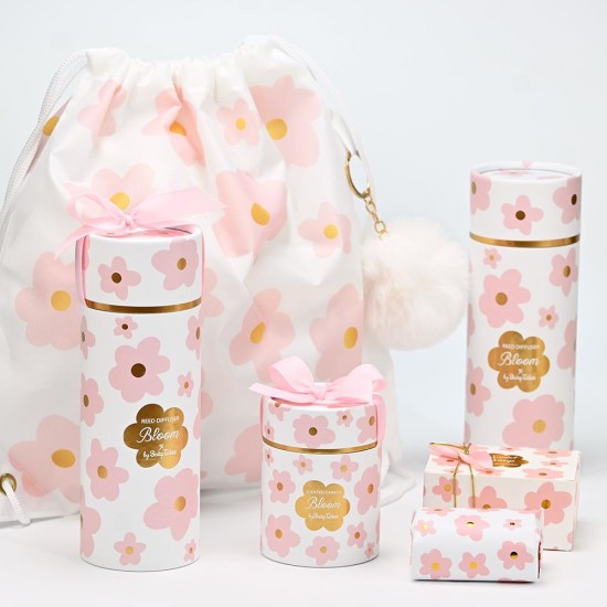 SOAP TALES - Σακίδιο πλάτης pink bloom μαζί με μπρελόκ