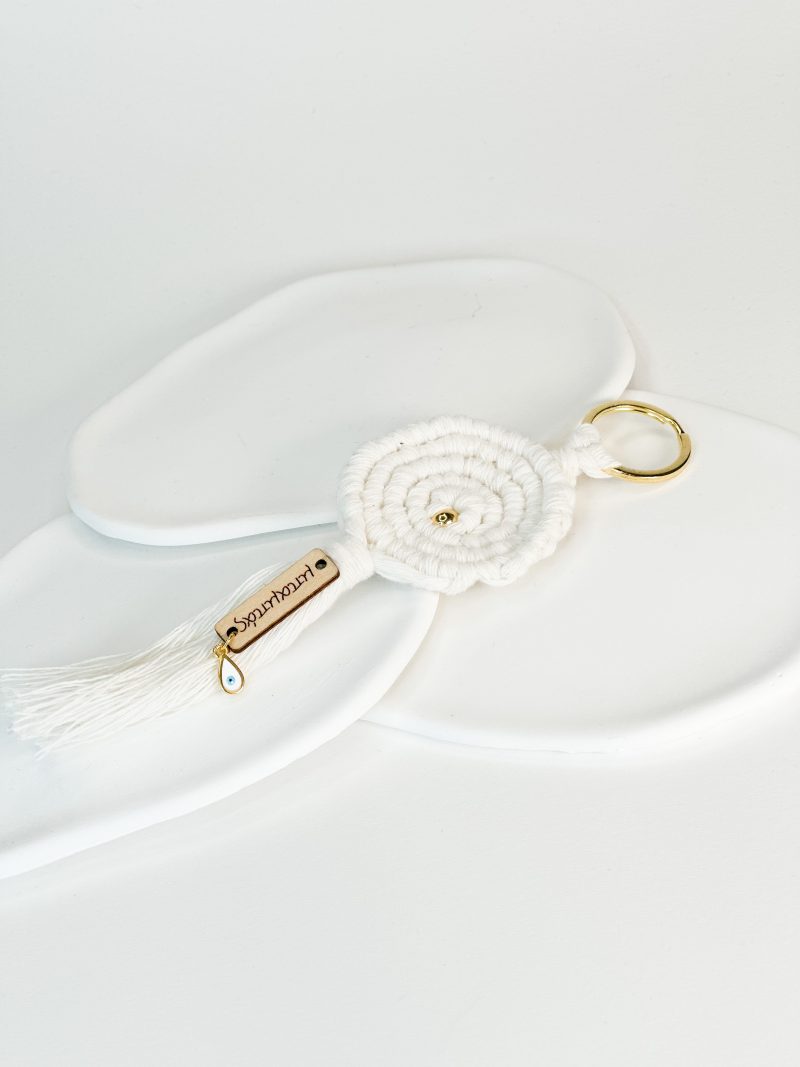 CELFIE CO - Μπρελόκ μακραμέ για τον μπαμπά, τον νονό, τον παππού, τον αδερφό και τον κουμπάρο