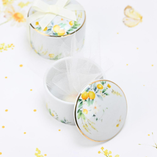 SOAP TALES - Μπιζουτιέρα από πορσελάνη Lemon