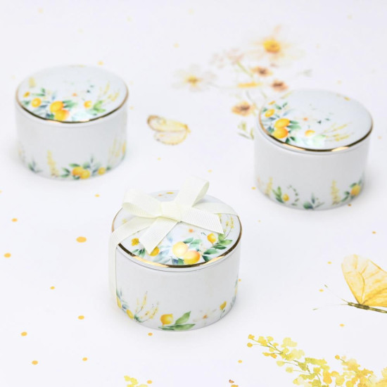 SOAP TALES - Μπιζουτιέρα από πορσελάνη Lemon