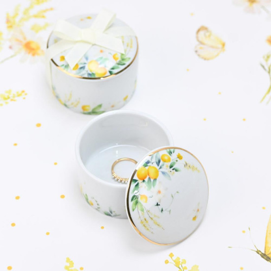 SOAP TALES - Μπιζουτιέρα από πορσελάνη Lemon