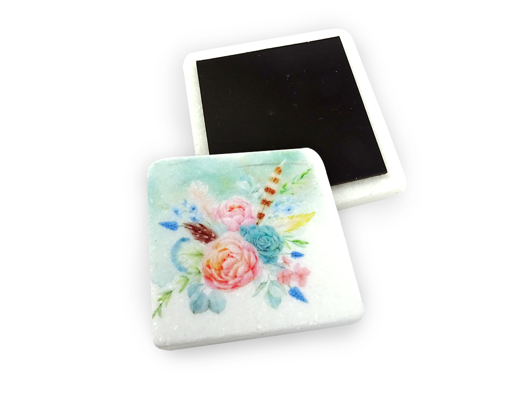 Διακοσμητικό Μπομπονιέρας Μάρμαρο Με Μαγνήτη 5x5