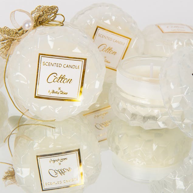 SOAP TALES - Αρωματικό Κερί Στρογγυλό Γυάλινο cotton