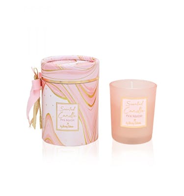 Αρωματικό κερί marble ροζ