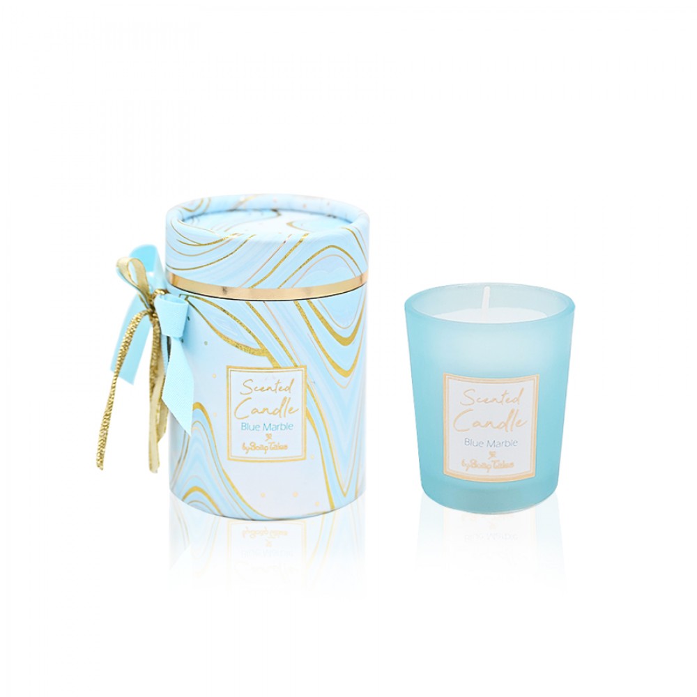 Αρωματικό κερί marble σιέλ