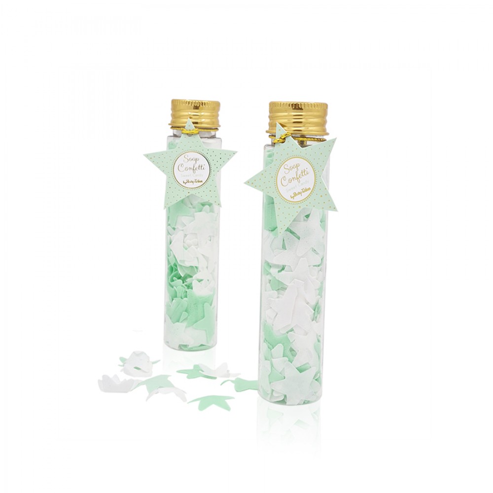 Σαπούνι Confetti Αστεράκια Βεραμάν & Λευκά