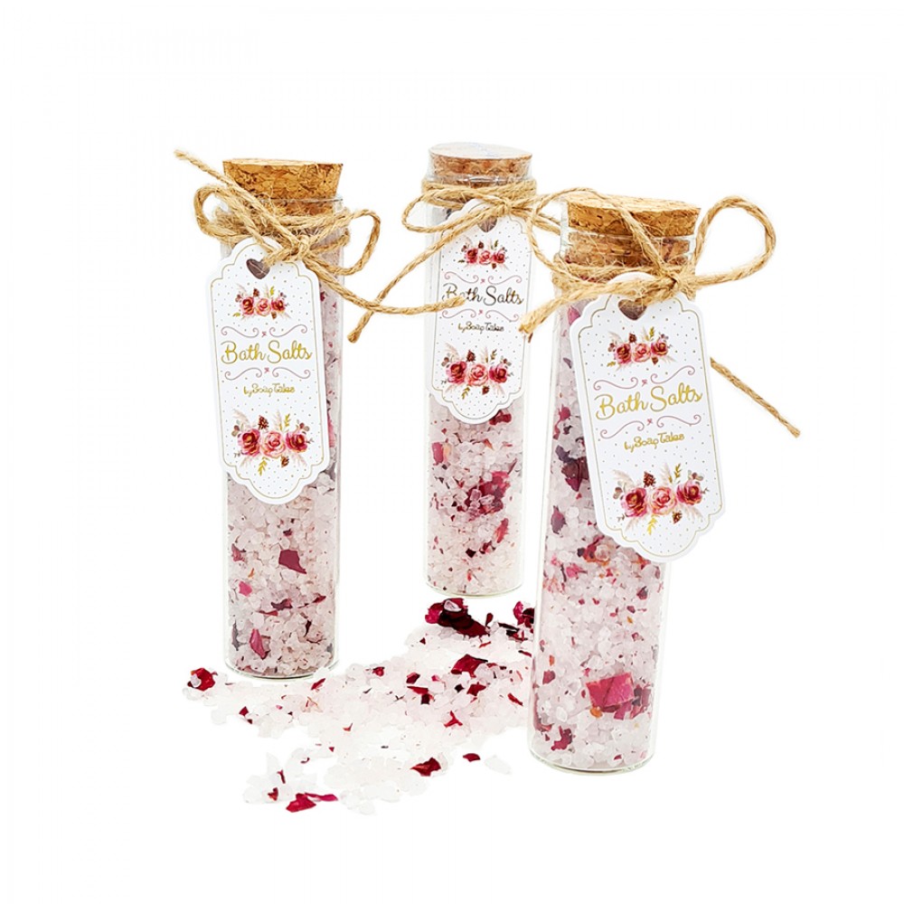 Άλατα Άσπρα Με Αποξηραμένα Λουλούδια