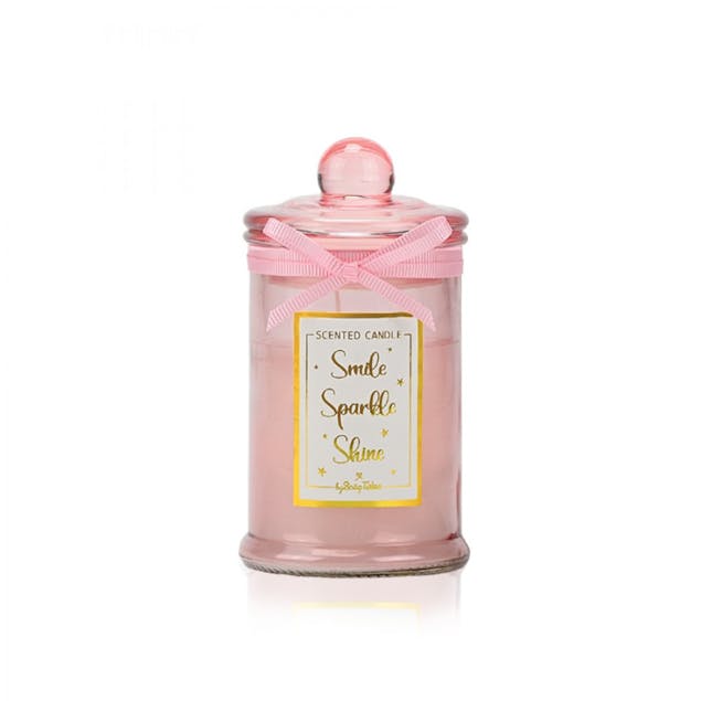 SOAP TALES - Κερί Ψηλό Γυάλινο Ροζ Sun Flower