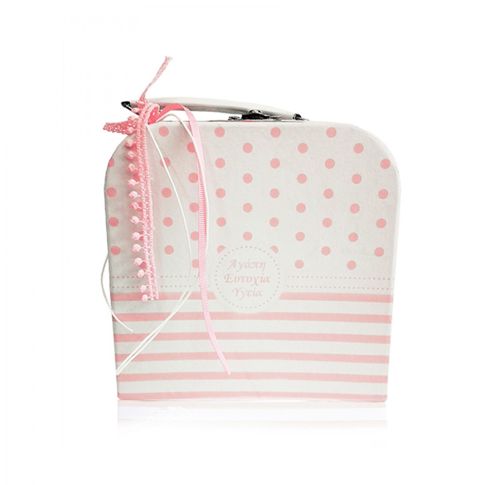 Βαλιτσάκι Ροζ Με Ευχές