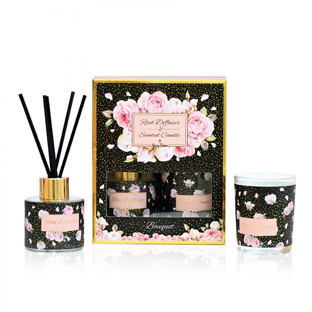 Σετ Δώρου Κερί Και  Αρωματικό Bouget