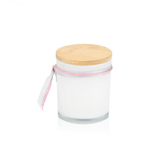 SOAP TALES - Κερί λευκό με ξύλινο καπάκι flower garden