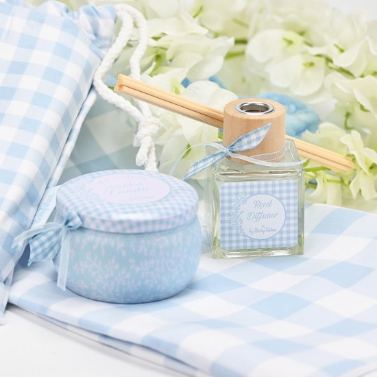 SOAP TALES - Κερί σιέλ μεταλλικό light cotton