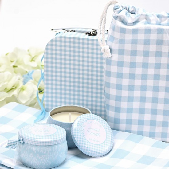 Κερί σιέλ μεταλλικό light cotton