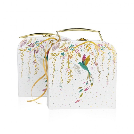 SOAP TALES - Βαλιτσάκι λευκό bird