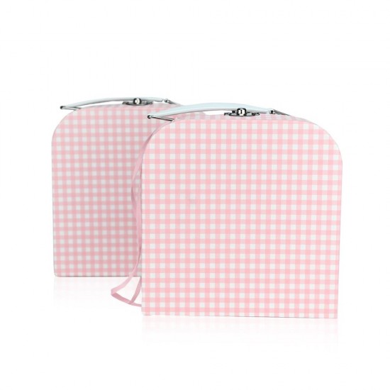 SOAP TALES - Βαλιτσάκι ροζ καρό