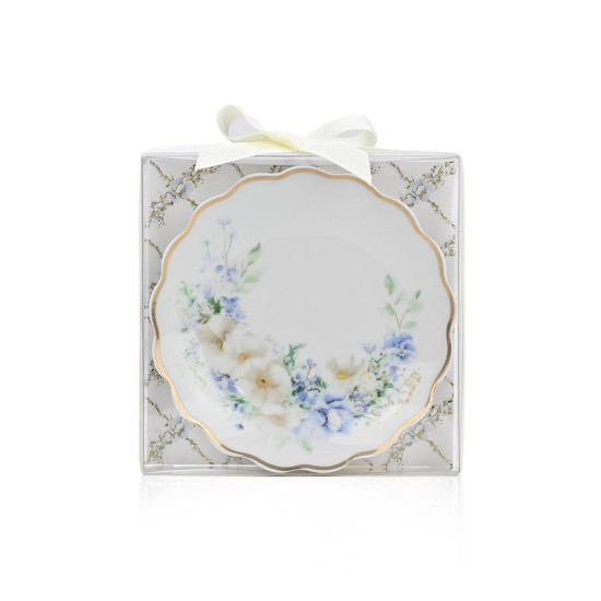 Πιατάκι πορσελάνη blue fleur
