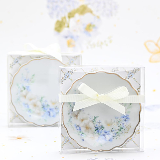 SOAP TALES - Πιατάκι πορσελάνη blue fleur