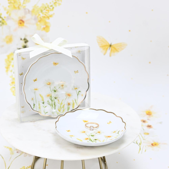 SOAP TALES - Πιατάκι πορσελάνη daisy