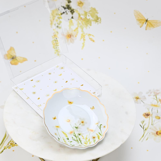 SOAP TALES - Πιατάκι πορσελάνη daisy