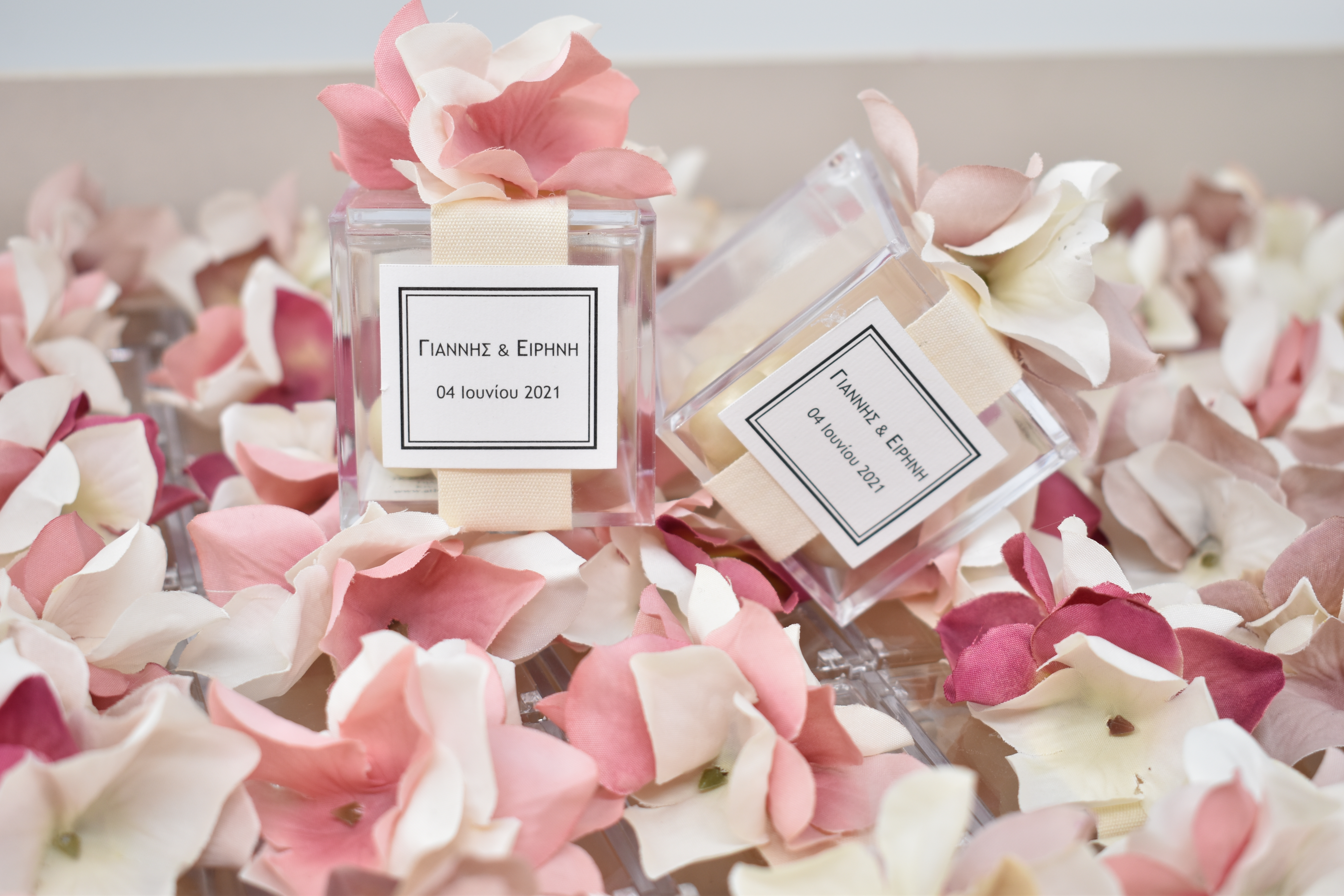 ATHENA CREATIONS -  Μπομπονιέρα Γάμου Plexi Glass