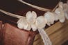 VELISSARIA - Στέφανα με διπλή ασημένια βέργα και μεταξωτά λουλούδια