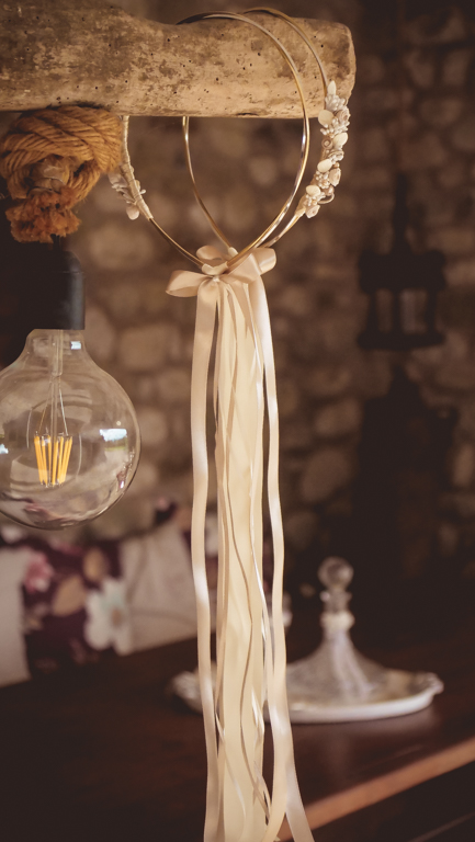 VELISSARIA - Στέφανα με πορσελάνη σε επάργυρη-επίχρυση βέργα