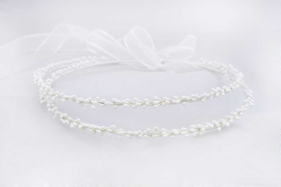  - Χειροποίητα Πορσελάνινα Στέφανα Γάμου Σ-544