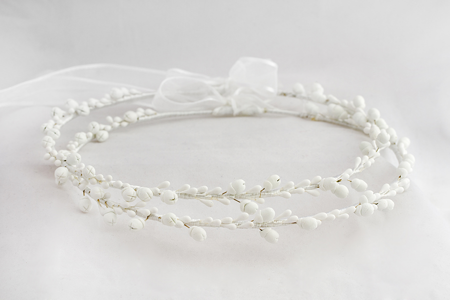  - Χειροποίητα Πορσελάνινα Στέφανα Γάμου Σ-549