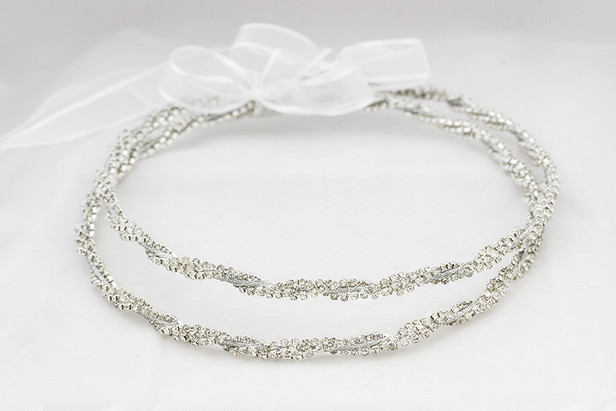 Χειροποίητα Στέφανα Γάμου Με Στρας Swarovski Σ-551