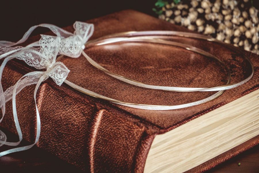 VELISSARIA - Επάργυρα στέφανα με επίχρυση βέργα