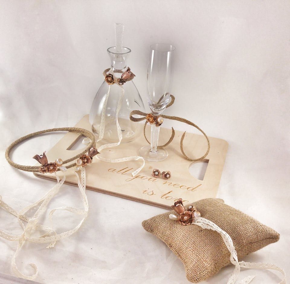 Σετ Γάμου “Desert Rose”