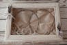 VELISSARIA - Ξύλινη στεφανοθήκη “λεβάντα”, με διακόσμηση δαντέλας,αποξηραμένης λεβάντας και φύλλα πορσελάνης