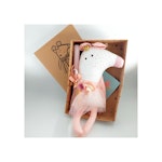 Λαμπάδα soft toy Ποντικίνα pink