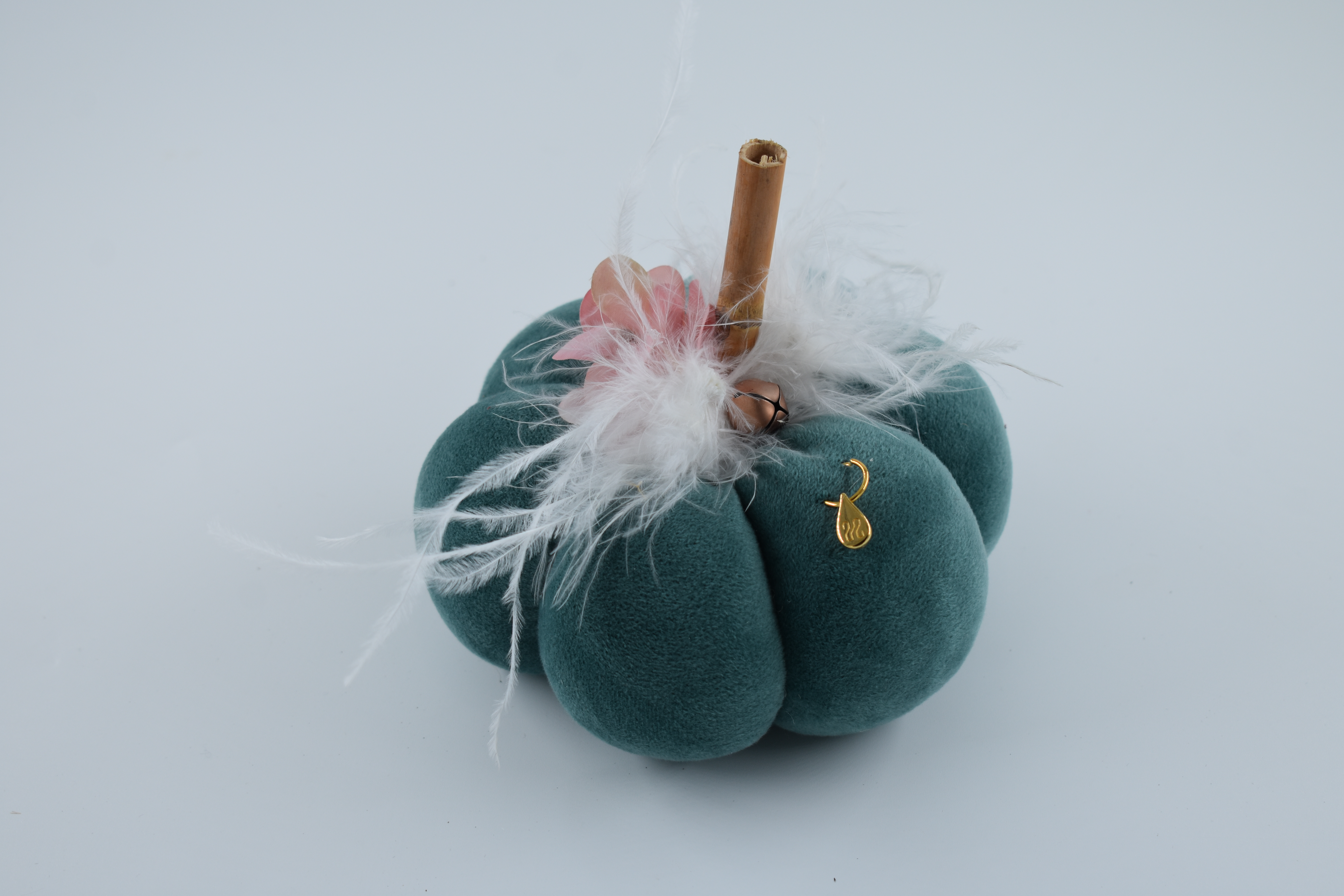 ATHENA CREATIONS - Κολοκύθα Γούρι Πετρόλ Small 