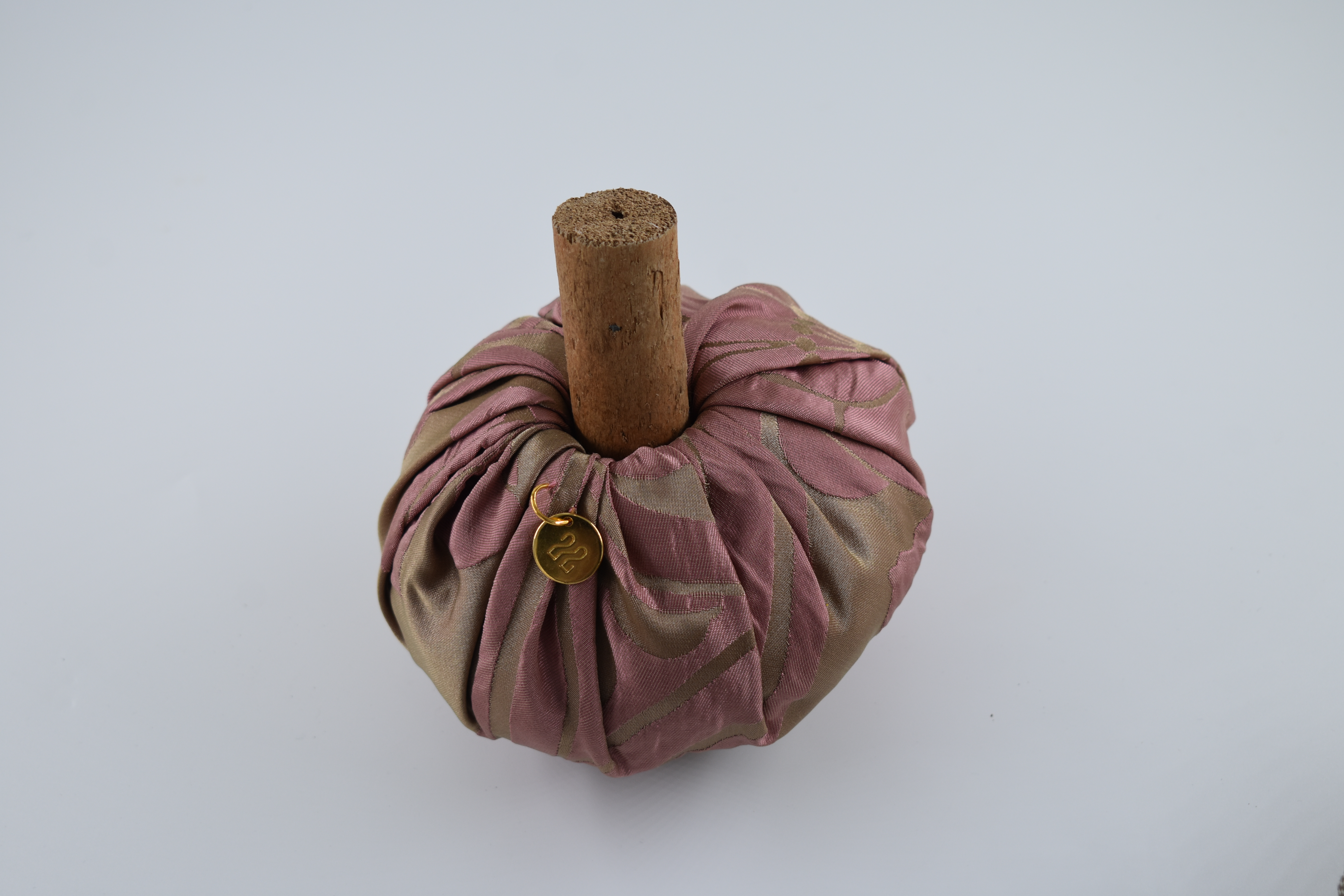 Κολοκύθα Γούρι Σενίλ Ροζ