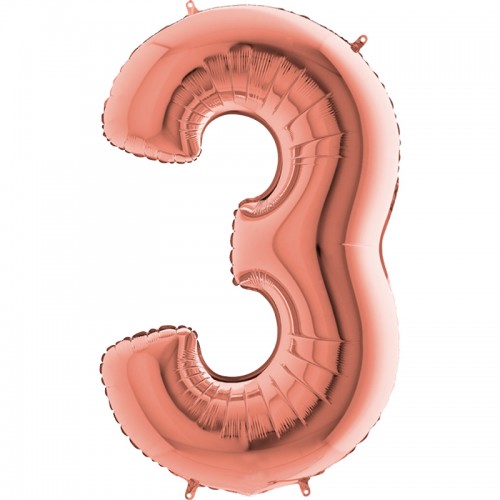 ATHENA CREATIONS - Μπαλόνι Foil Aριθμός 3