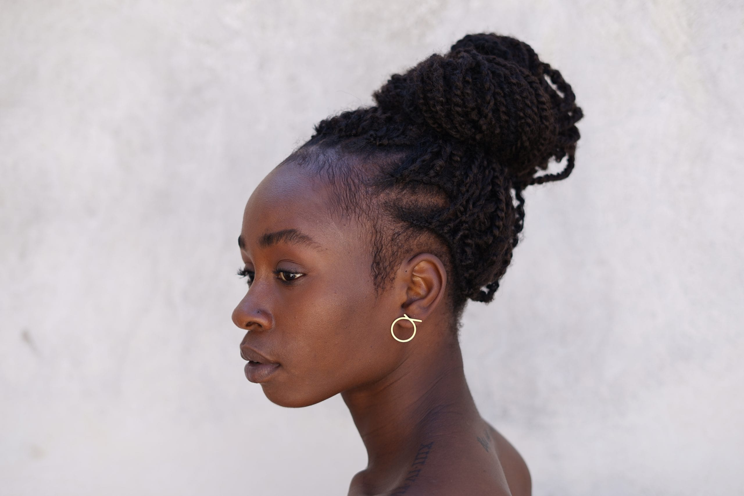 Σκουλαρίκια “Mini Knot” Skinny Earrings