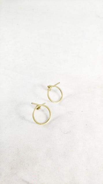 LALALUKA - Σκουλαρίκια “Mini Knot” Skinny Earrings