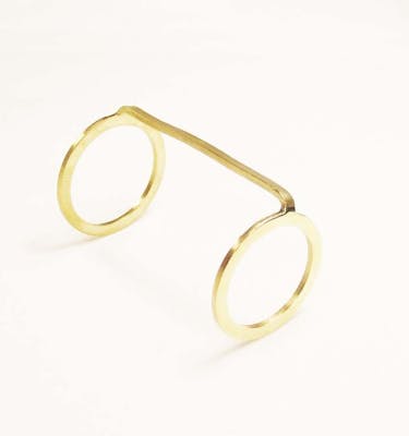 Δαχτυλίδια “Connection” double knuckle ring