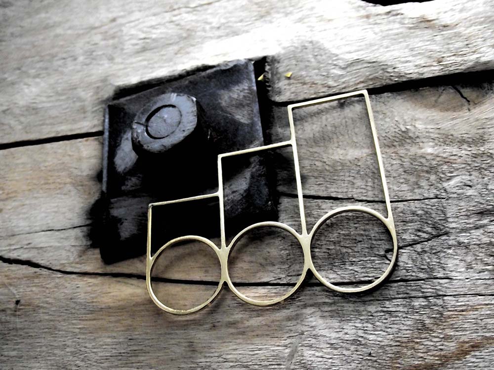 Δαχτυλίδια “Escalating” Triple Finger Ring