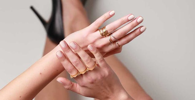 LALALUKA - Δαχτυλίδια “Trapeze” Triple Finger Ring