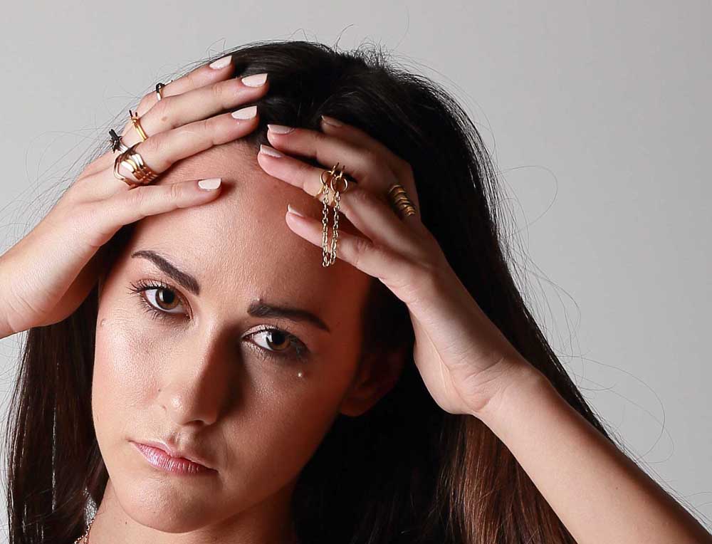 LAKALUKA - Δαχτυλίδια “8+8” Midi Ring