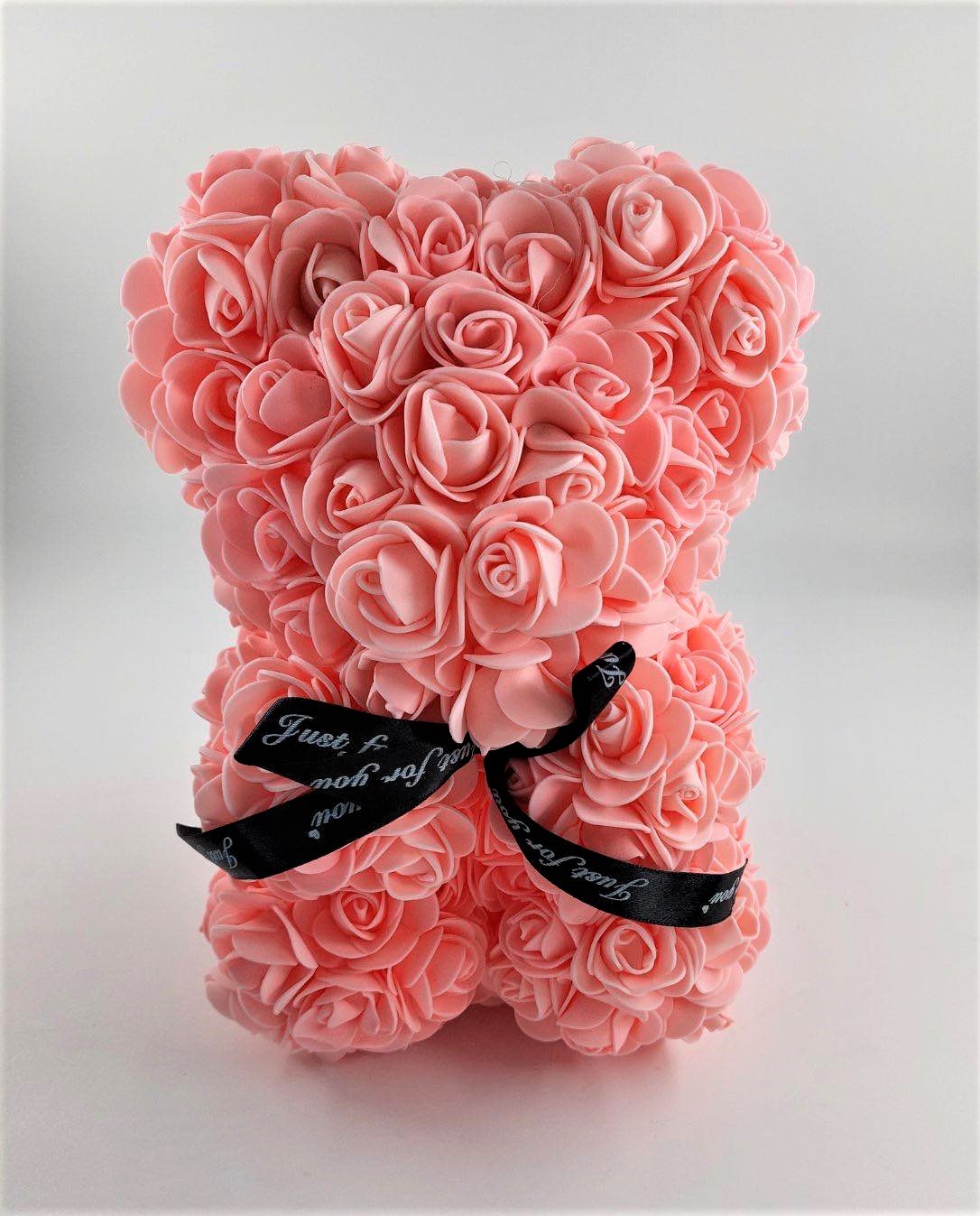 Αρκουδάκι από Σομόν Τριαντάφυλλα