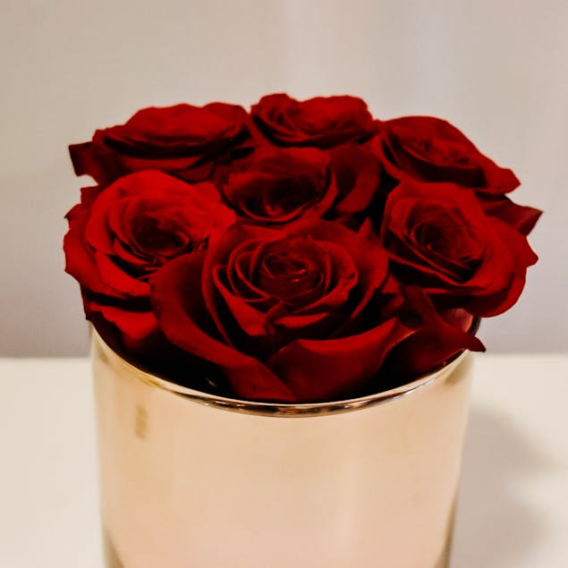 ATHENA CREATIONS - Τριαντάφυλλα σε Rosegold Κασπώ
