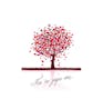 ATHENA CREATIONS - Ευχετήρια Κάρτα Γάμου Heart Tree