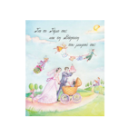 Ευχετήρια Κάρτα Γάμου Και Βάπτισης Baby Stroller