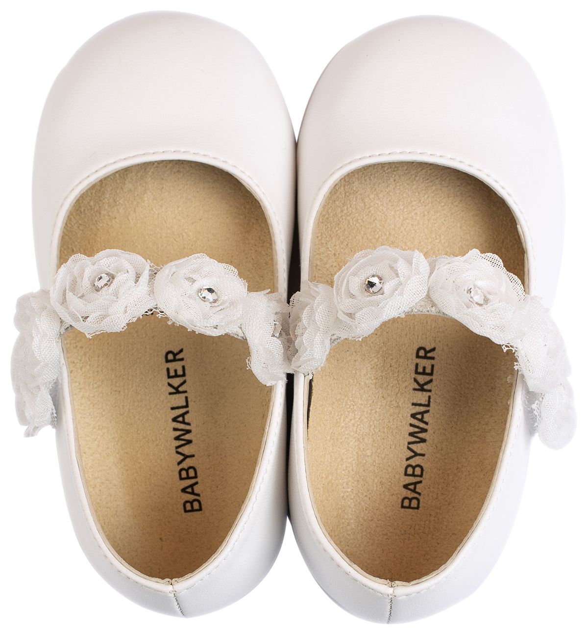 BABYWALKER - Γοβάκι Μονή Μπαρέτα με Λουλούδια 