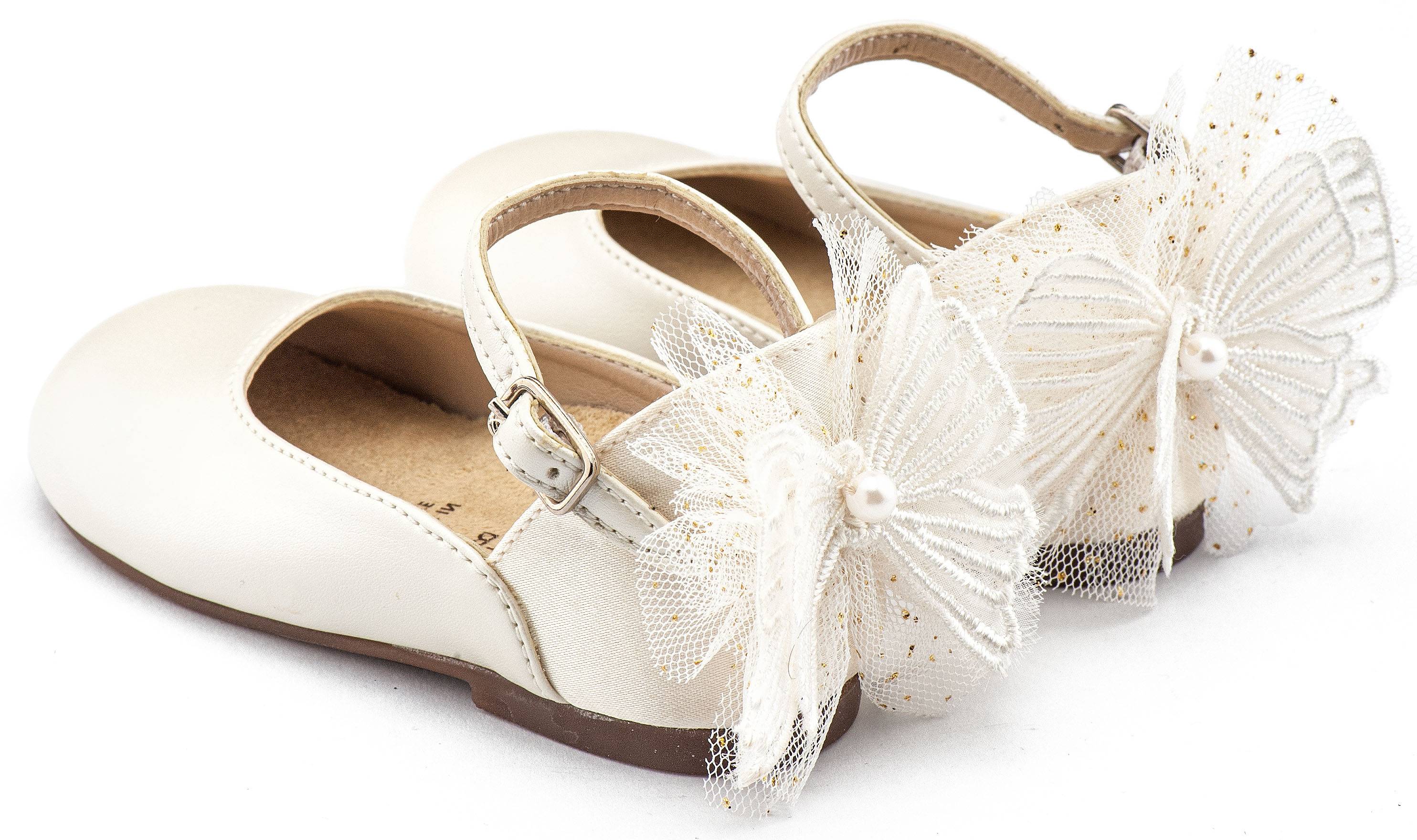 BABYWALKER - Γαλλικό Γοβάκι με Διακοσμημένη Φτέρνα Πεταλούδα 