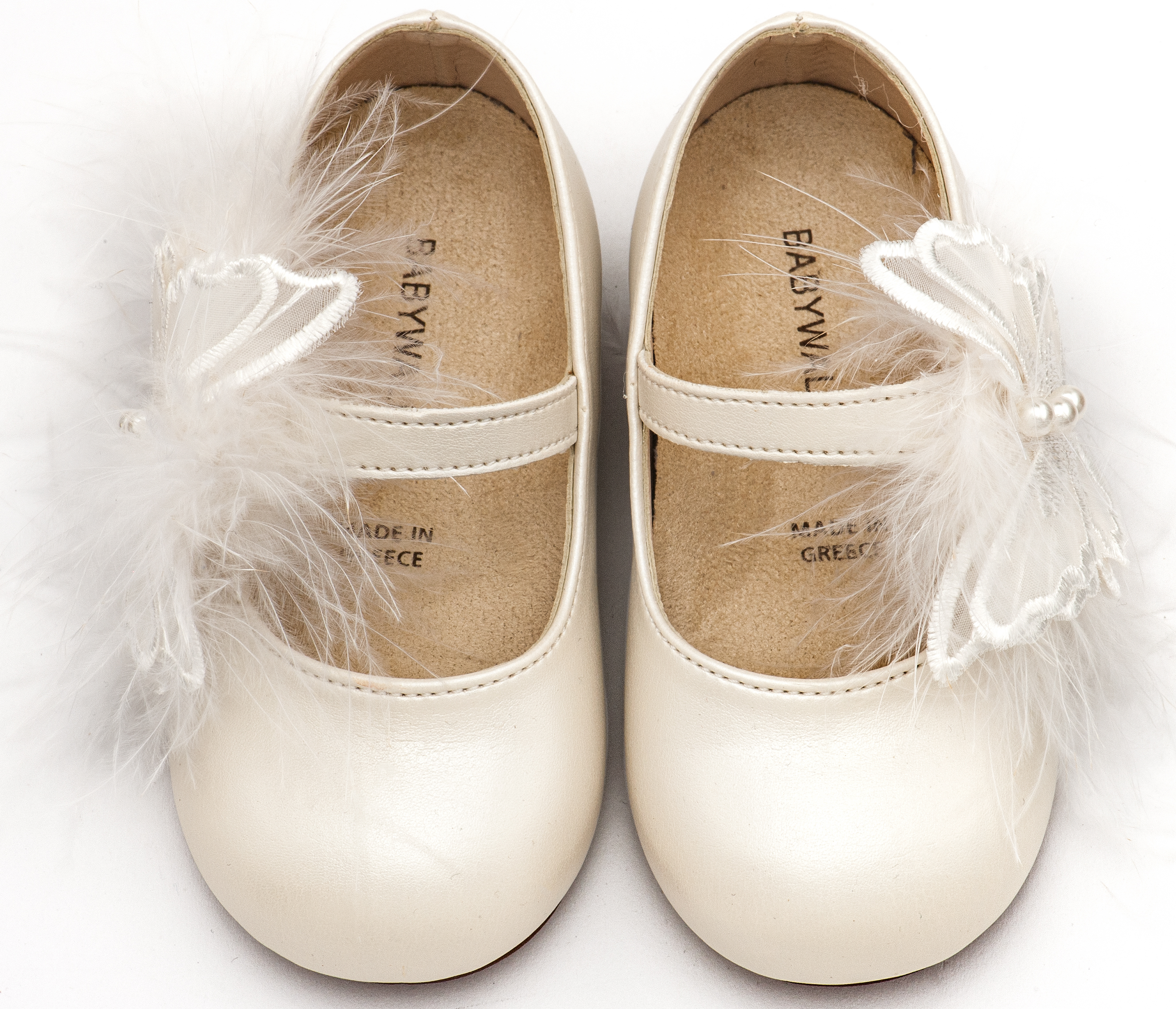 BABYWALKER - Γοβάκι Μονή Μπαρέτα Διακοσμημένη με Χειροποίητο Διακοσμητικό 