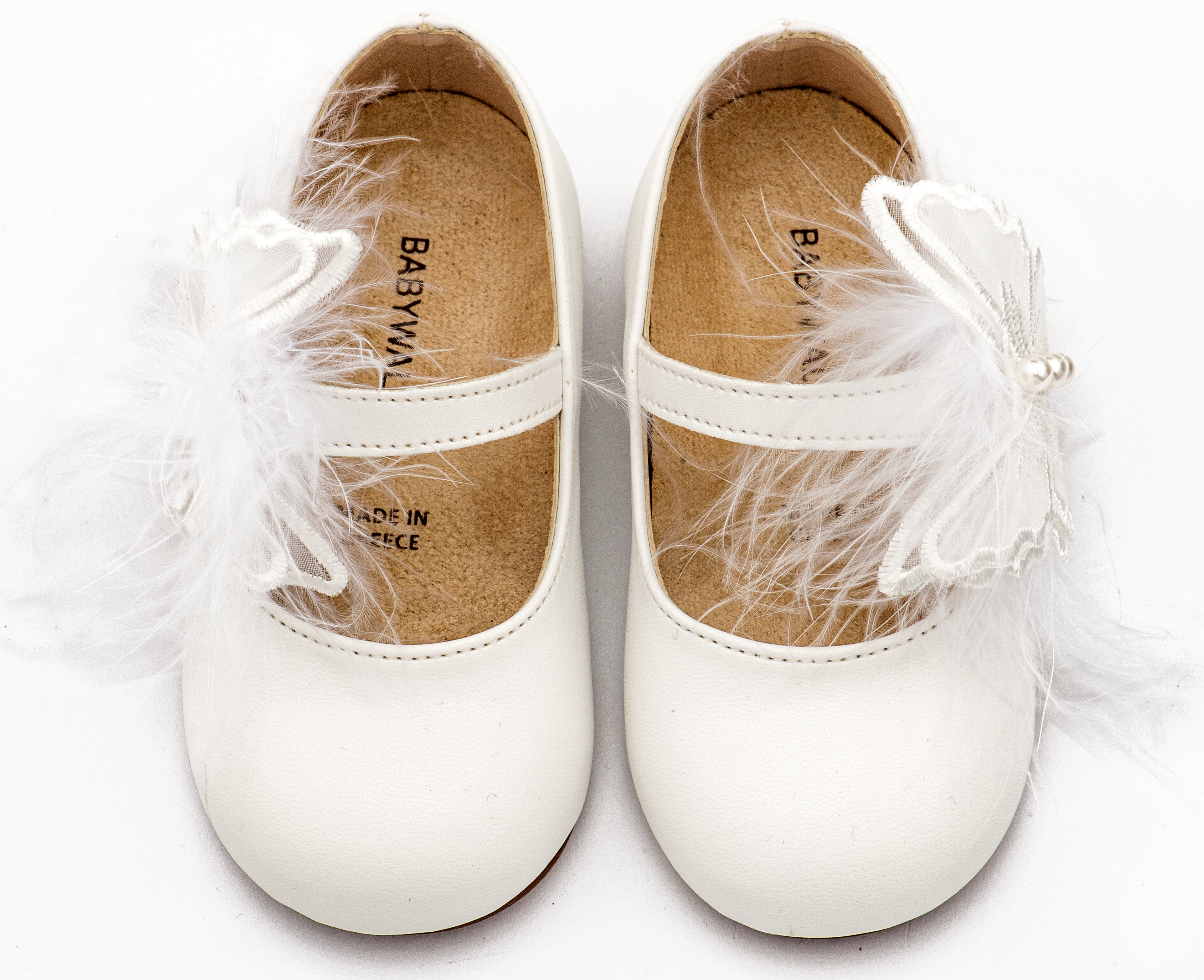 BABYWALKER - Γοβάκι Μονή Μπαρέτα Διακοσμημένη με Χειροποίητο Διακοσμητικό 